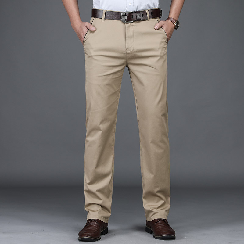 Classic Style Summer Men's Thin Cotton Casual Pants