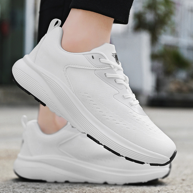 Comfortable Wide-Toe Casual Flyknit Mesh Sneakers-Hive Runners