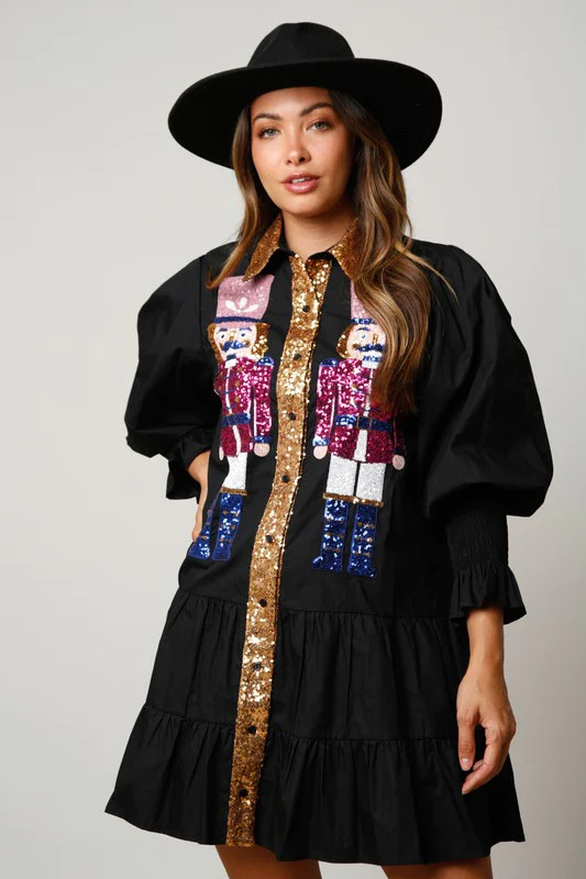 🎃✨Sparkling Halloween Wizard Sequin Costume Dress🧙‍♀️⭐