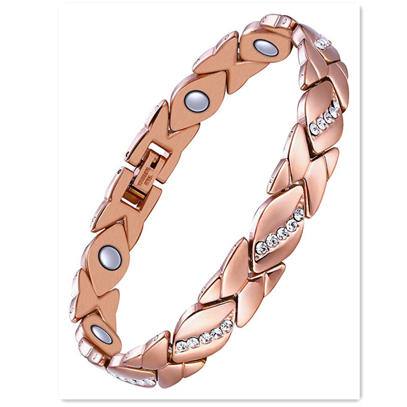 Pure Copper Bracelets for Women,Ultra Magnetic Bracelets for Women with 3500 Gauss Magnets