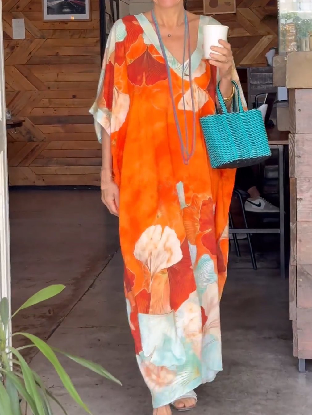 Women's Loose Comfortable Casual Floral Dress