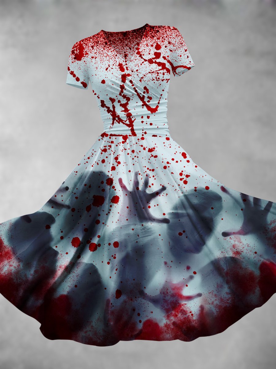 🎃 2025 New Halloween Horror-Themed Dress – Spooky & Stylish Costume for the Season 🕸️