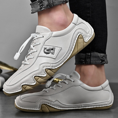 Last day 70% off 🔥⏱️Halloween sale⏱️🔥Men's Orthopedic Arch Support Genuine Leather Soft Sole Slip-On Loafers