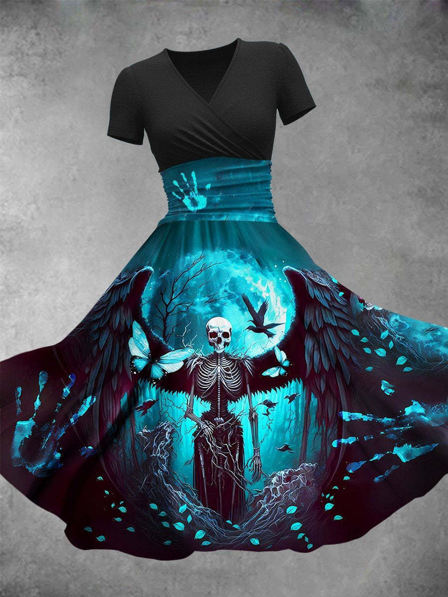 🎃 2025 New Halloween Horror-Themed Dress – Spooky & Stylish Costume for the Season 🕸️