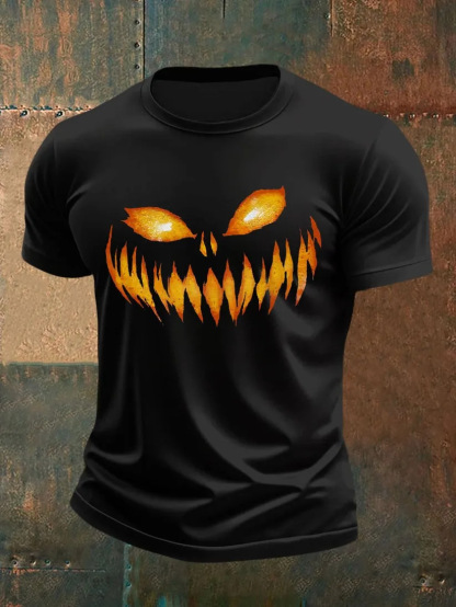 Men's Halloween 3D Print Funny T-Shirt Short Sleeve