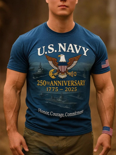 🎖️Cotton Top with U.S. Armed Forces 250th Anniversary Design