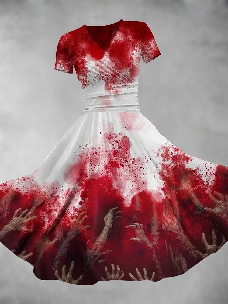 🎃 2025 New Halloween Horror-Themed Dress – Spooky & Stylish Costume f
