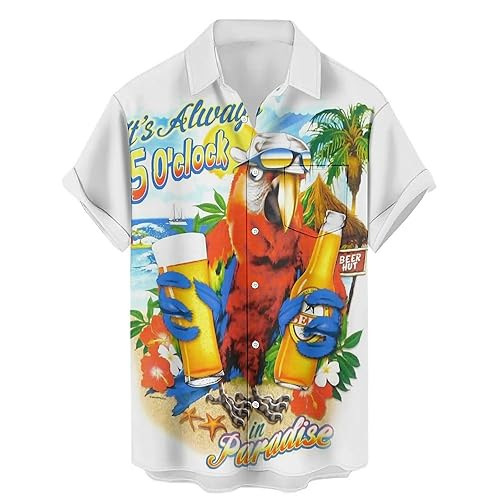 🍃Last Day 50% OFF🍃 Men's Printed Comfortable Hawaiian Shirt