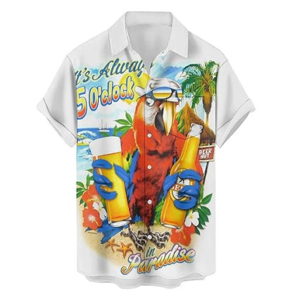 🍃Last Day 50% OFF🍃 Men's Printed Comfortable Hawaiian Shirt