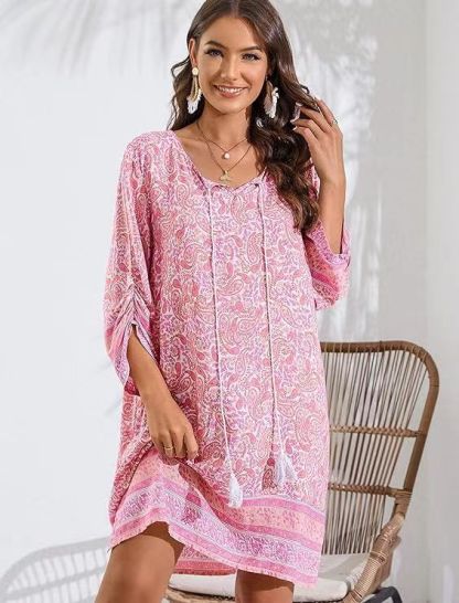Womens Boho Dresses Casual Beach Dress