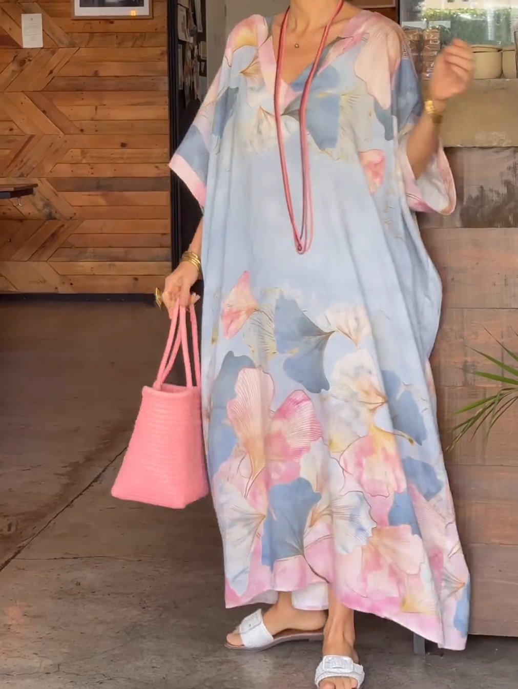 Women's Loose Comfortable Casual Floral Dress