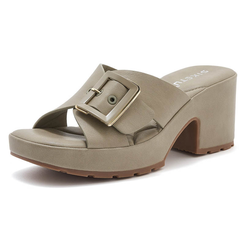 SIKETU™-2025 New Platform Comfort Sandals with Metal Buckle 