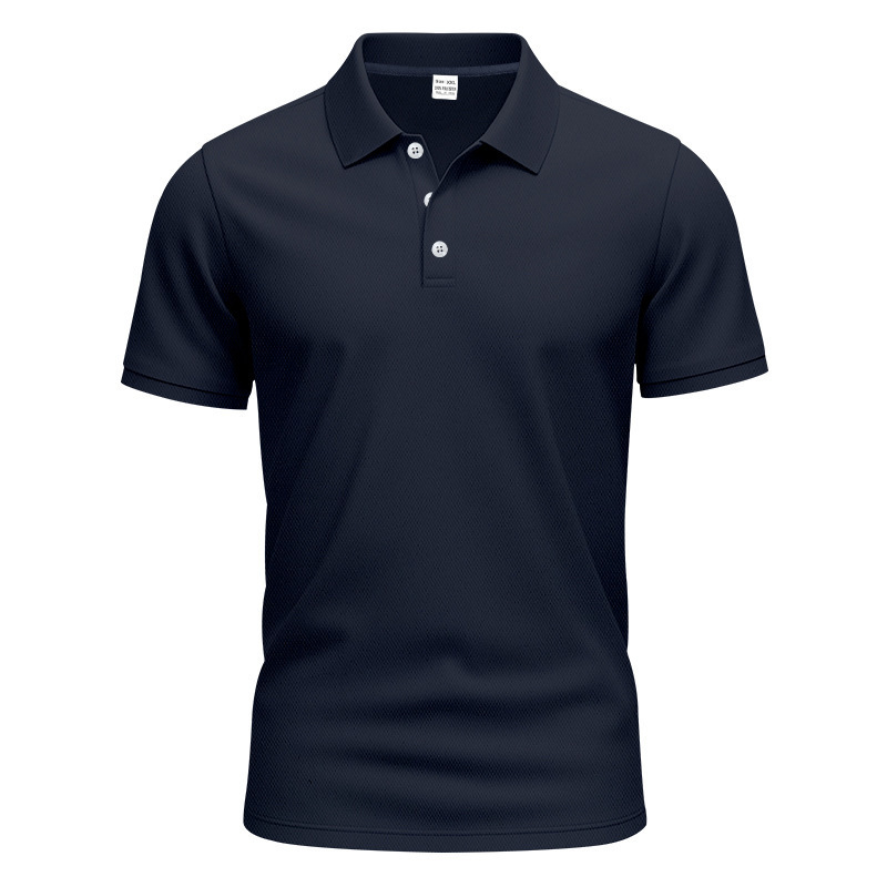 Men's Quick-Dry Polo Shirt – Golf Style, Loose Fit, Breathable, Short Sleeve