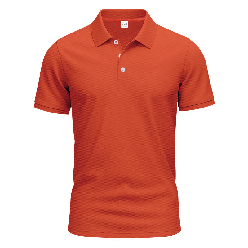 Men's Quick-Dry Polo Shirt – Golf Style, Loose Fit, Breathable, Short Sleeve