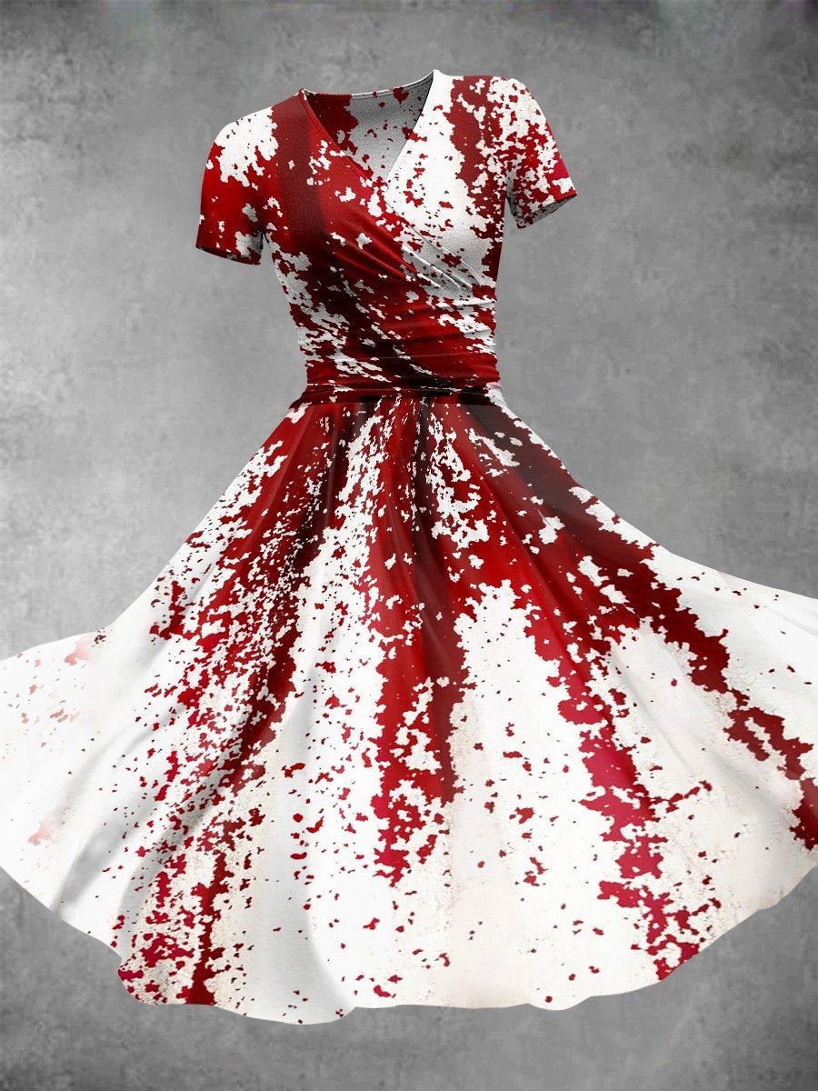 🎃 2025 New Halloween Horror-Themed Dress – Spooky & Stylish Costume for the Season 🕸️
