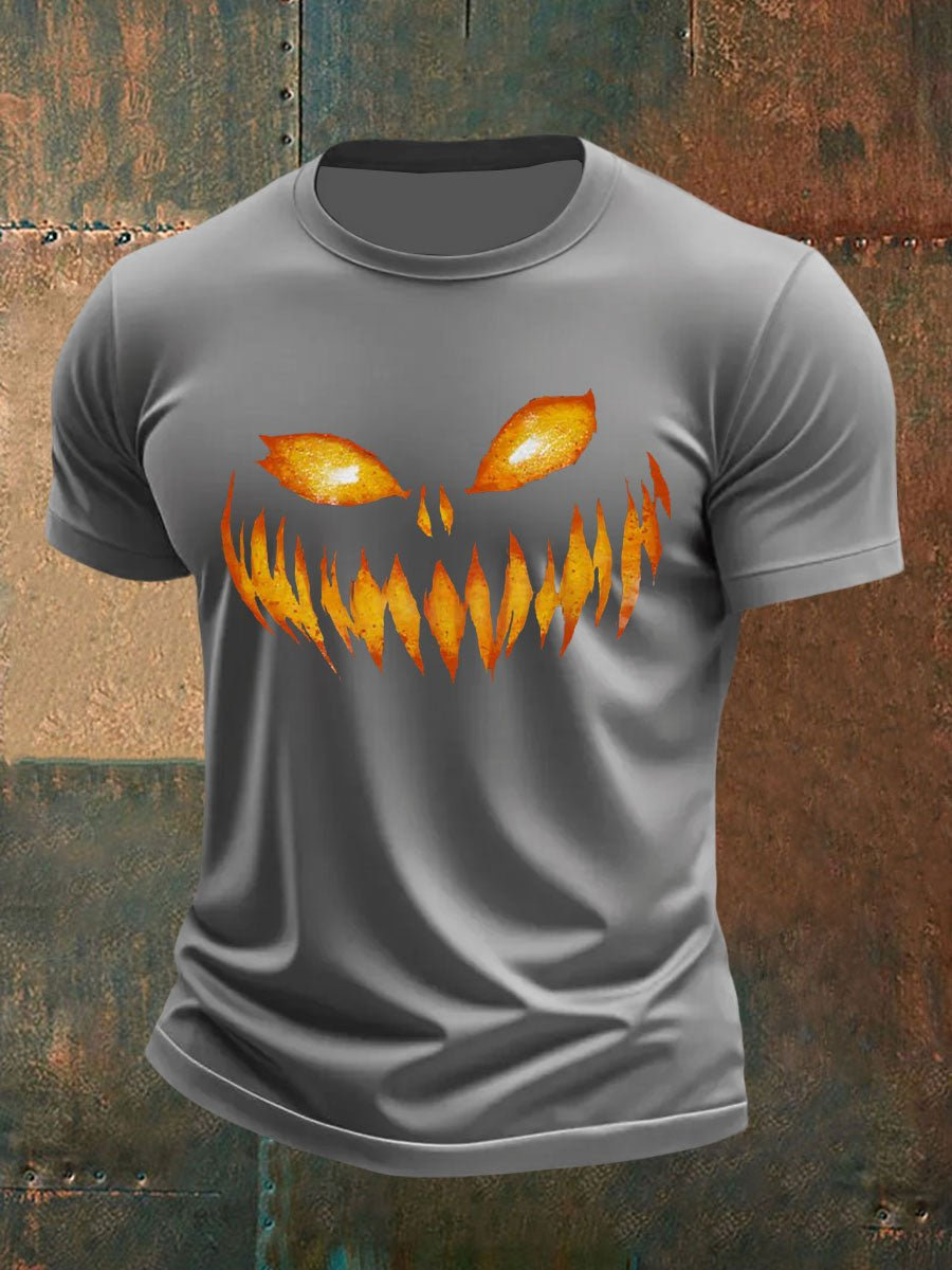 Men's Halloween 3D Print Funny T-Shirt Short Sleeve