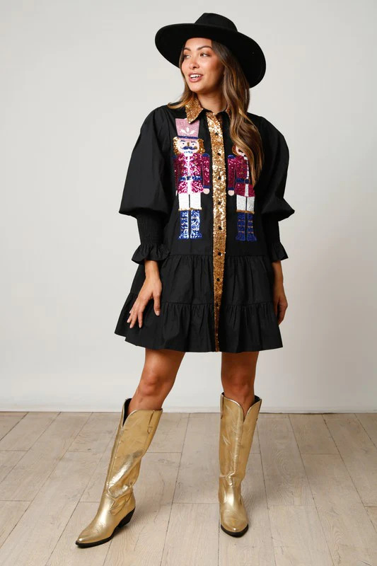 🎃✨Sparkling Halloween Wizard Sequin Costume Dress🧙‍♀️⭐