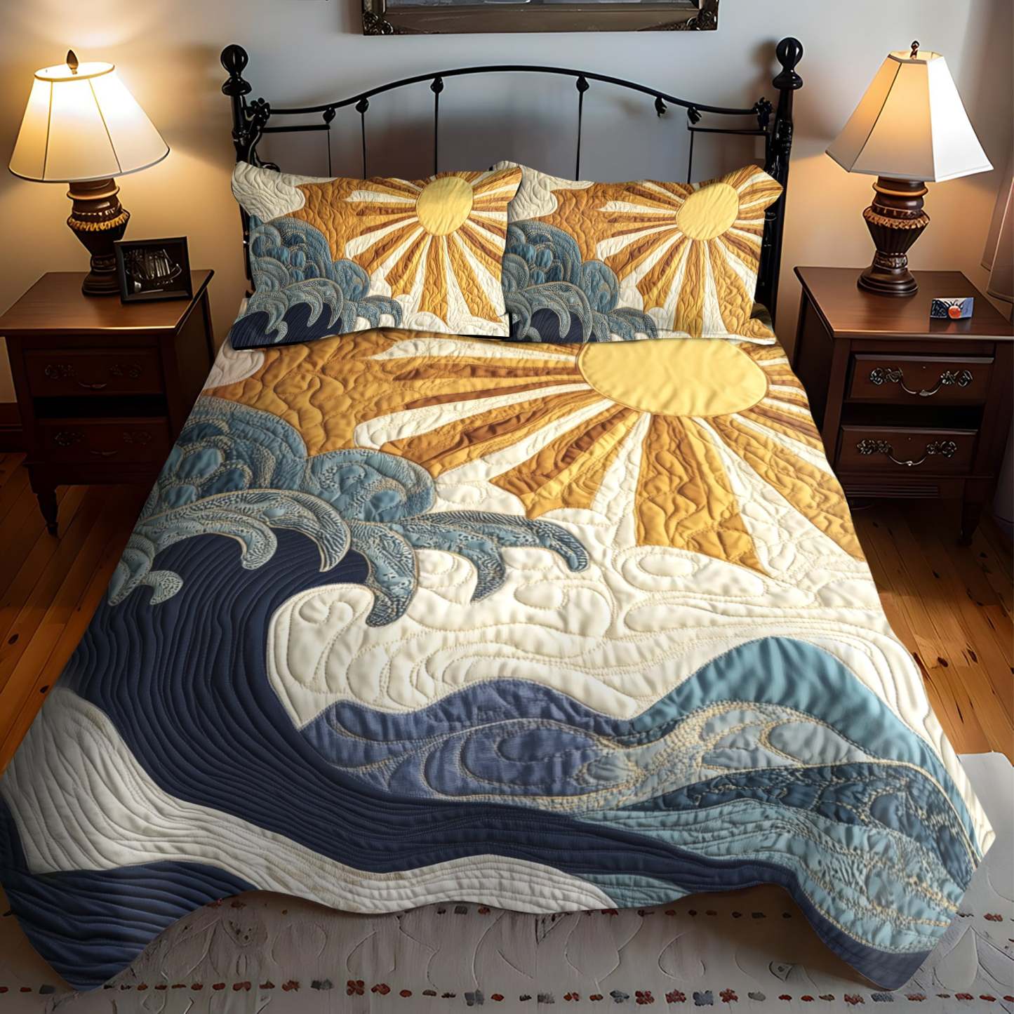Sunshine 3-Piece Quilted Bedding Set NCU0VT94