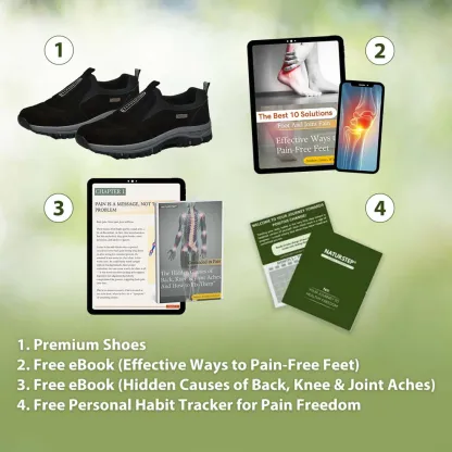 🔥LAST DAY 70% OFF🔥 Comfortable Waterproof Orthopedic Walking Shoes Hiking Shoes