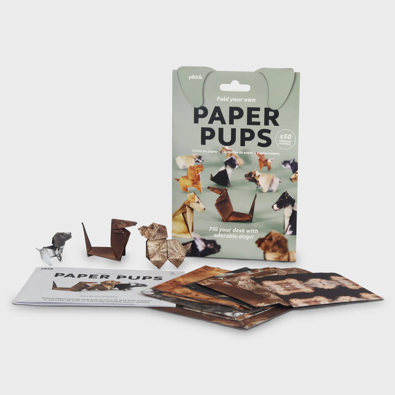 Paper Cats & Dogs Origami Kit | Perfect for Cat & Dog Lovers | Cute DIY Fun