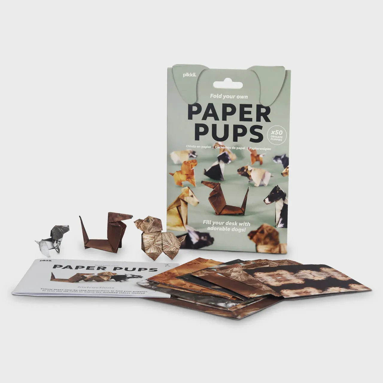 Paper Cats & Dogs Origami Kit | Perfect for Cat & Dog Lovers | Cute DIY Fun