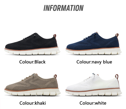 Men's casual sports shoes - arch support non-slip wear-resistant breathable cushioning multifunctional casual sports shoes