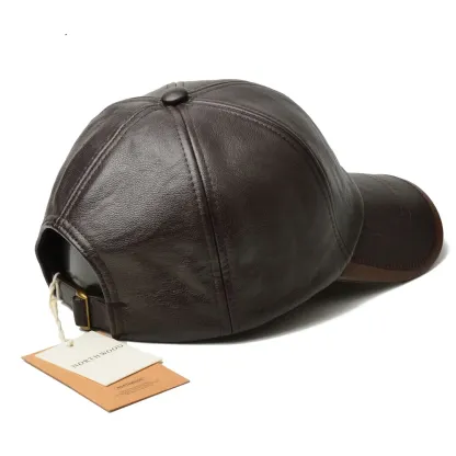 Men’s Leather Cap – Classic PU Baseball Hat