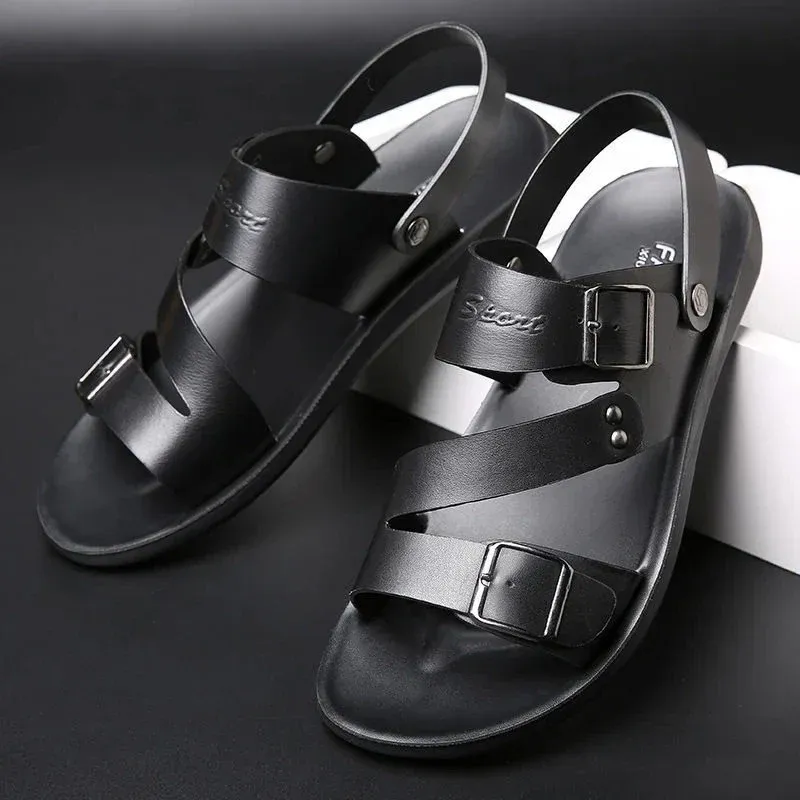 Men's Summer PU Leather Sandals