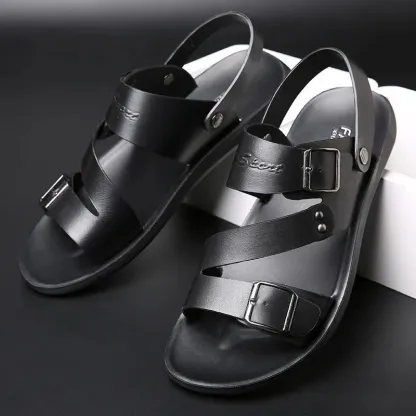 Men's Summer PU Leather Sandals