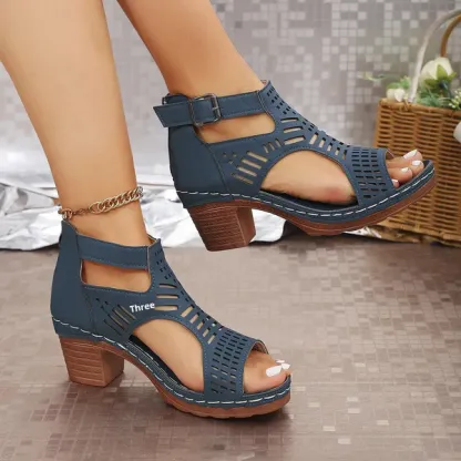 Orthorecover™Elegant Bohemian Style High Heel Sandals