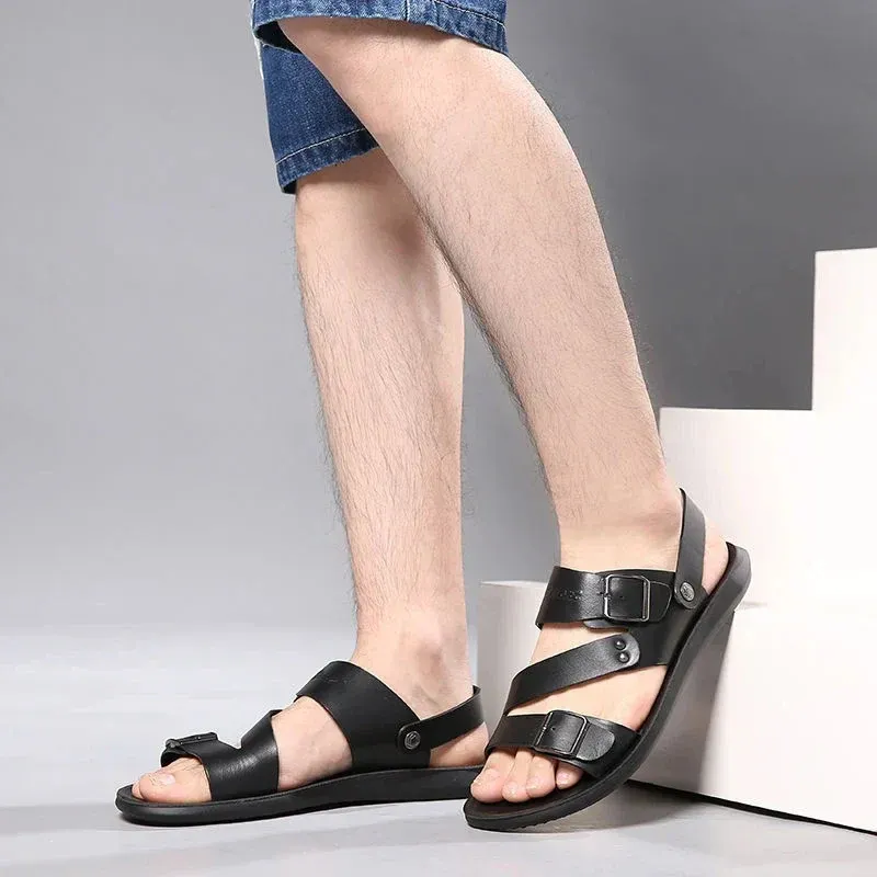 Men's Summer PU Leather Sandals
