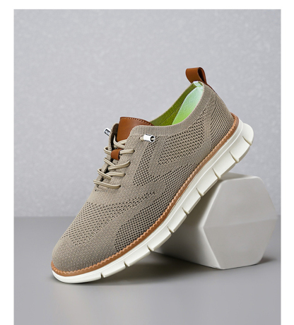 Men's casual sports shoes - arch support non-slip wear-resistant breathable cushioning multifunctional casual sports shoes