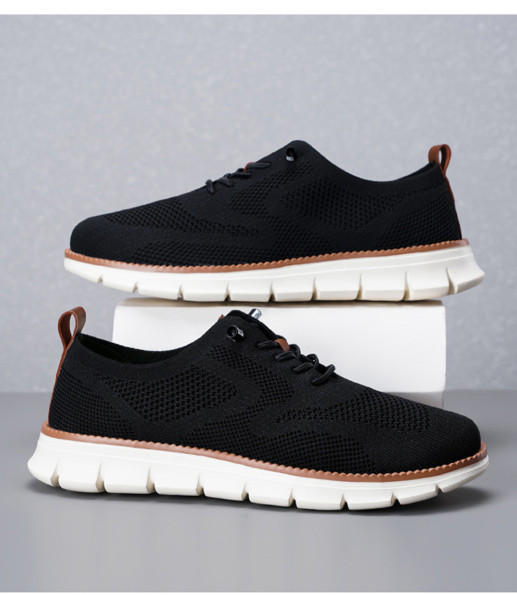 Men's casual sports shoes - arch support non-slip wear-resistant breathable cushioning multifunctional casual sports shoes