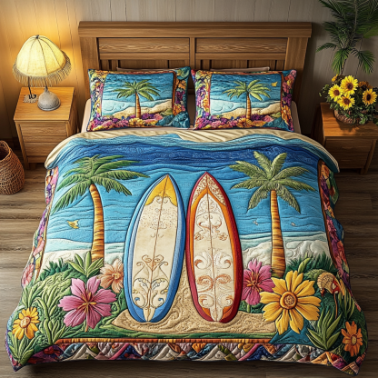 Ocean 3-Piece Quilted Bedding Set NCU0VT142