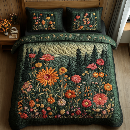 Woodland 3-Piece Quilted Bedding Set NCU0VT144
