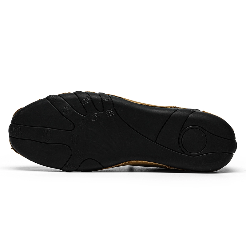 (🎁Free Orthotic Insoles🔥)Men’s Handmade Premium Cowhide Leather Lace-Up Dress Shoes with Arch Support, Breathable for Summer Walking & Driving