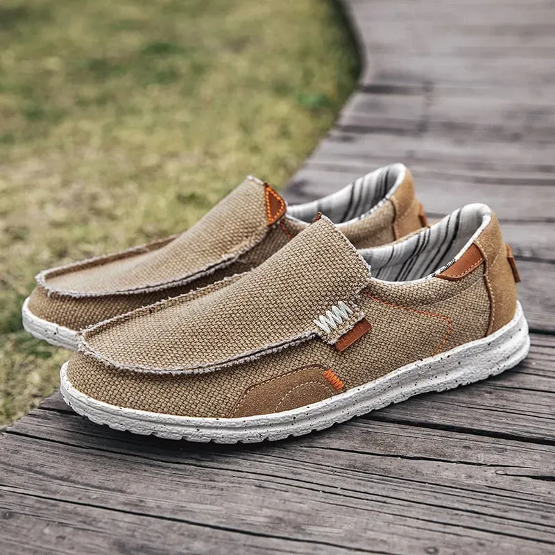 ⏰Promotion 70% OFF--Men's Lightweight Comfort Ergonomic Memory Foam Insole Slip On Loafer Walking Shoes