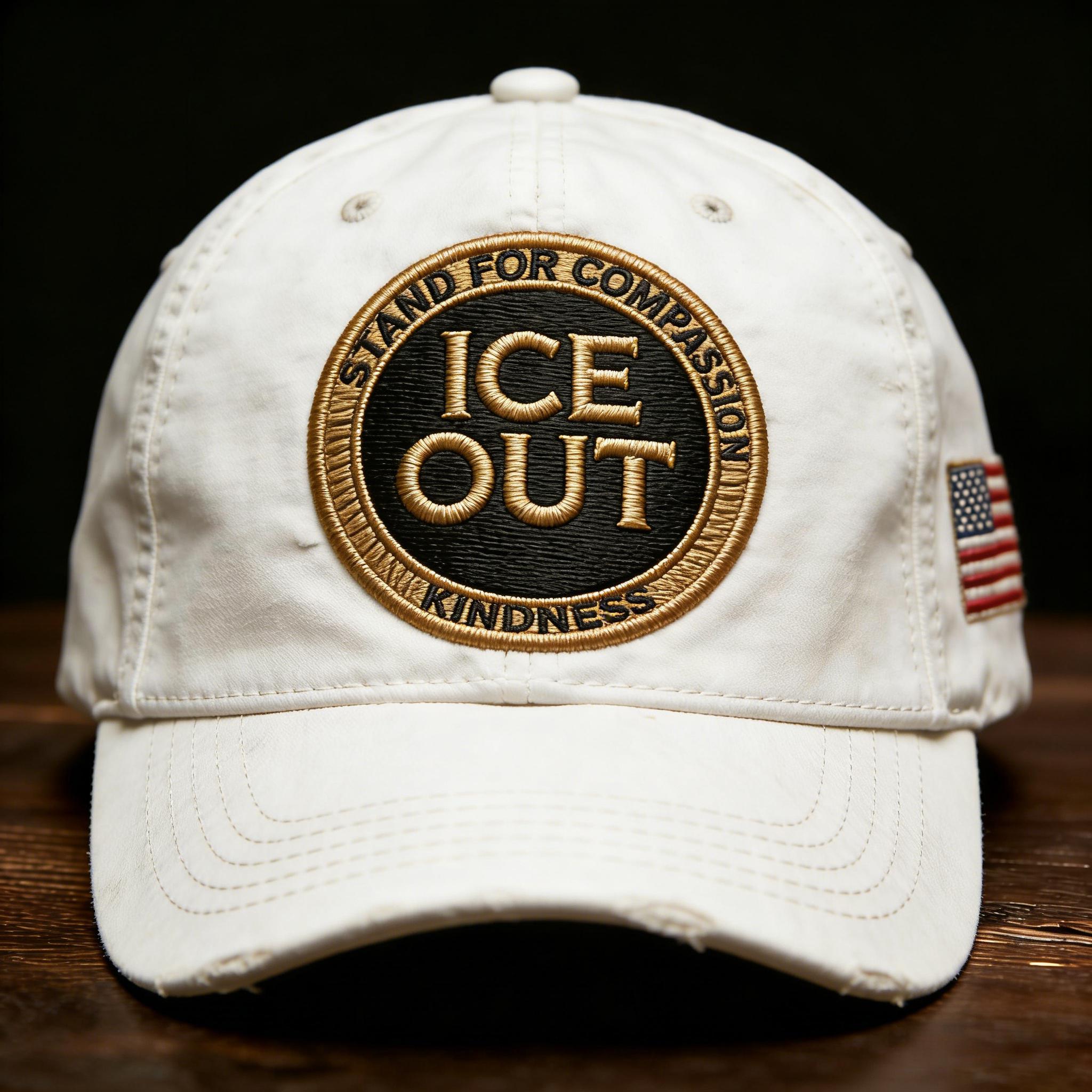 “ICE OUT” Embroidered Baseball Cap
