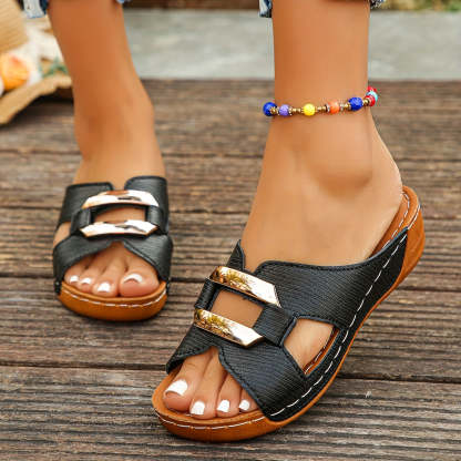 🔥LAST DAY 70% OFF🔥Capri Buckle Slide Sandals