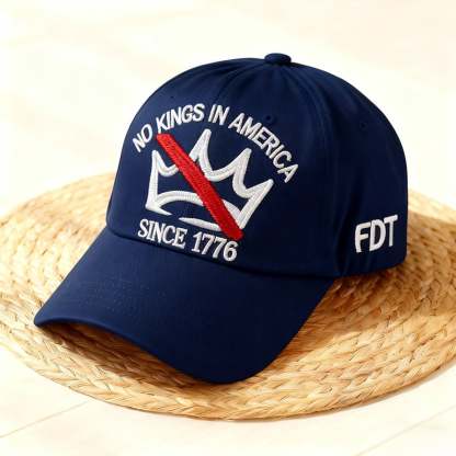 🧢 NO KINGS IN AMERICA SINCE 1776 Cap – America’s Freedom Hat 🇺🇸