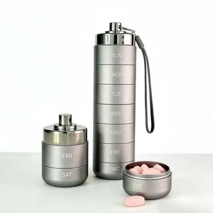 🔥Metal Travel Pill Organizer