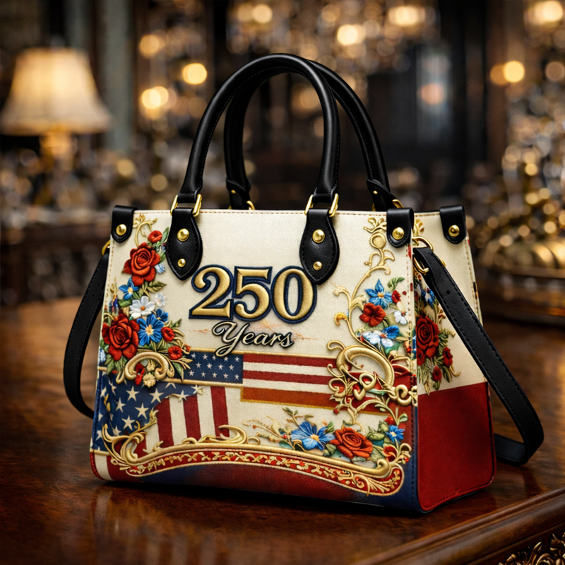 US 250th Anniversary Floral Print Handbag