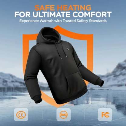 🏆 50K+ SOLD!🔥49% OFF🔥Two-touch LED Controller Smart Heated Hoodie For Men & Women