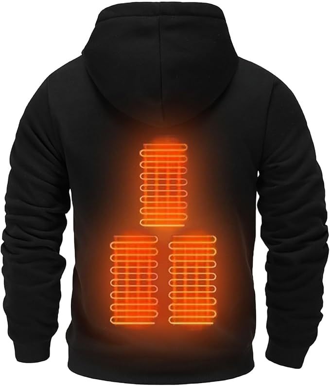 🏆 50K+ SOLD!🔥49% OFF🔥Two-touch LED Controller Smart Heated Hoodie For Men & Women