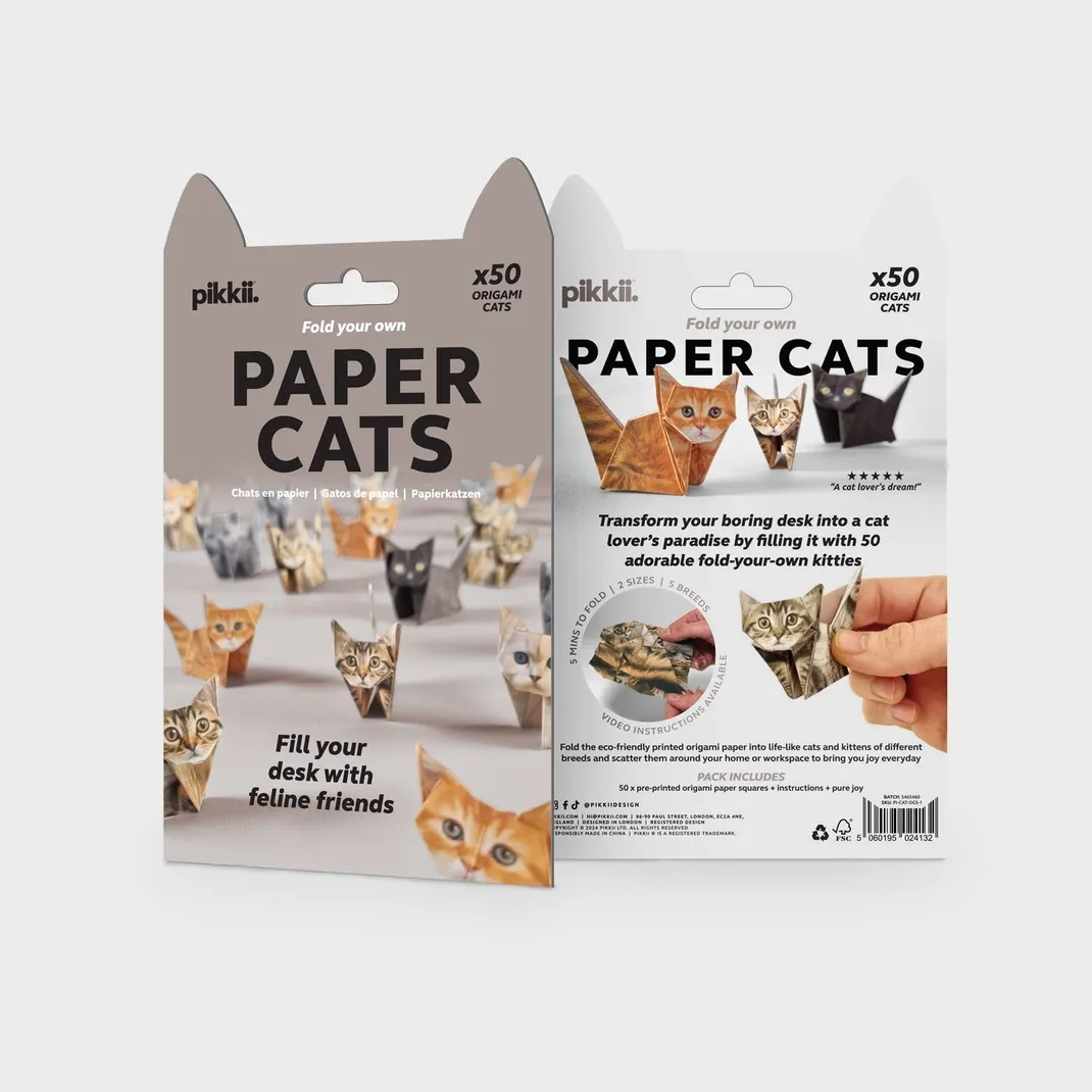Paper Cats & Dogs Origami Kit | Perfect for Cat & Dog Lovers | Cute DIY Fun