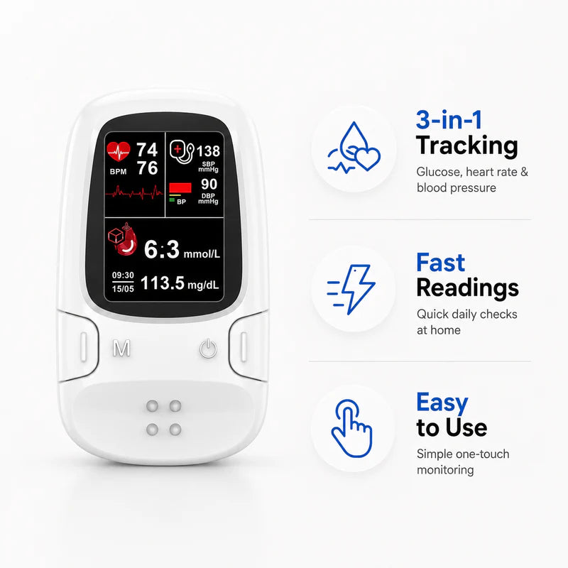 Easy-to-use health monitoring device