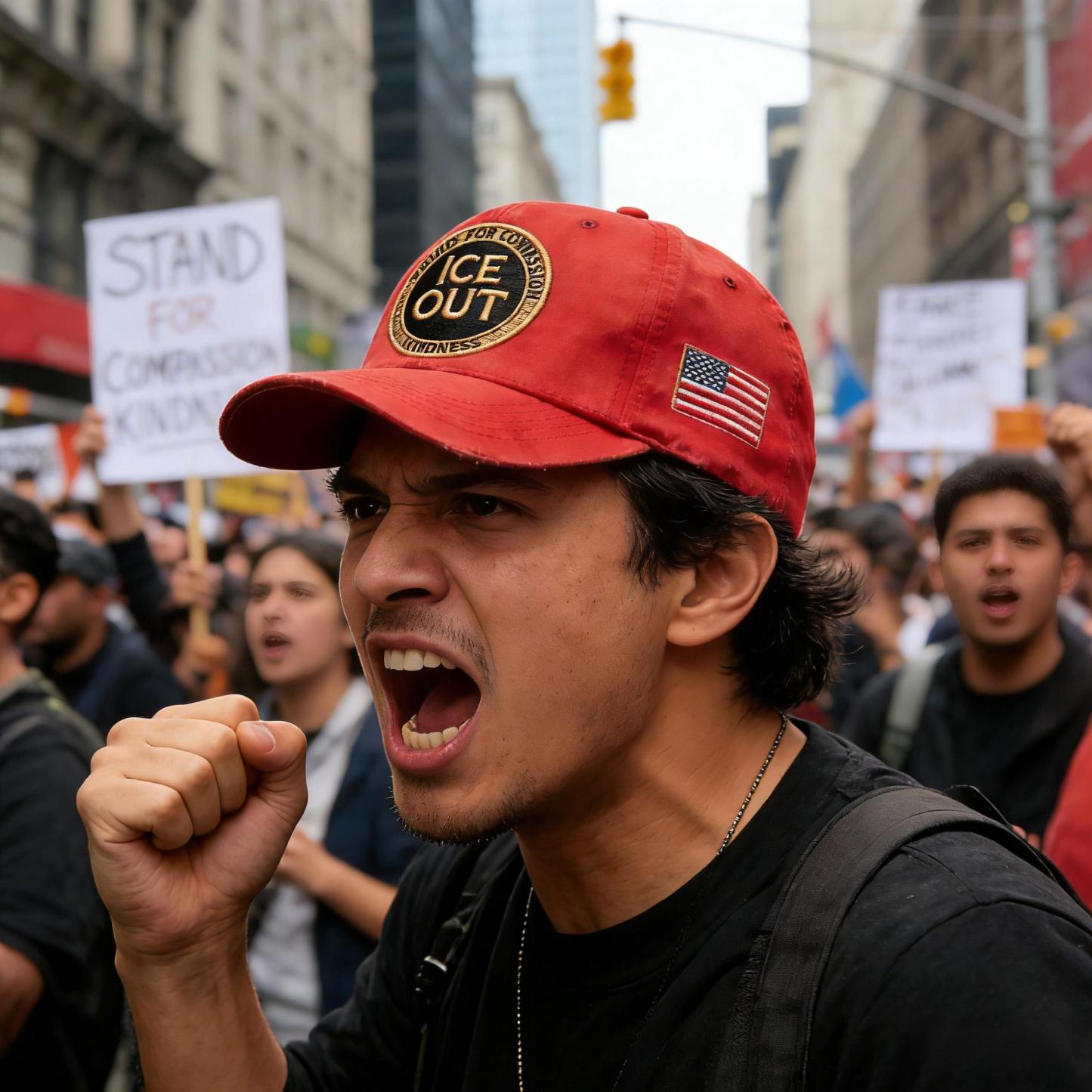 “ICE OUT” Embroidered Baseball Cap