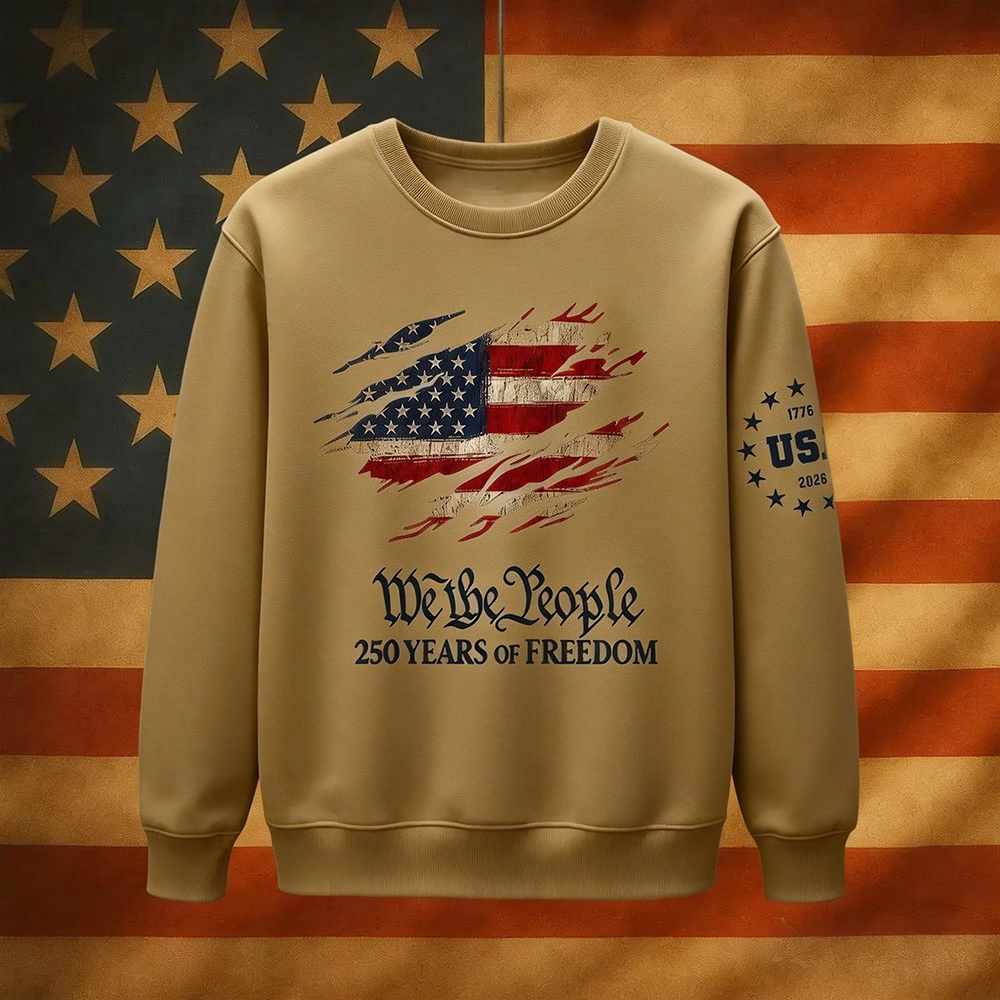 We the people--Men's casual sweatshirt