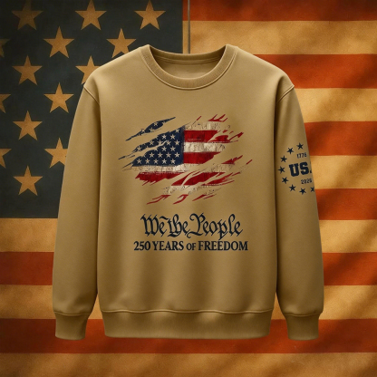 We the people--Men's casual sweatshirt