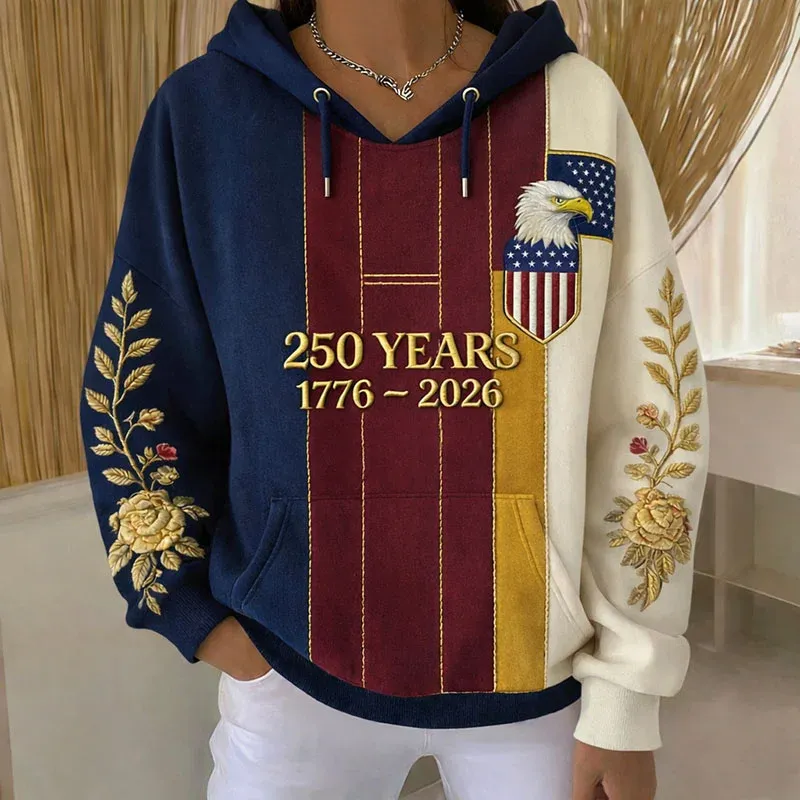 US 250th Anniversary books Art Print Casual Hoodie